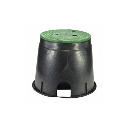 Nds Valve Box,Round,9 15/16in.H,9 1/2in Dia 111BC