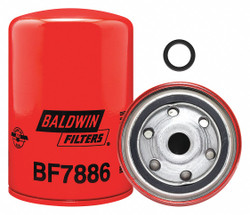 Baldwin Filters Fuel Filter,5-5/8 x 3-11/16 x 5-5/8 In  BF7886