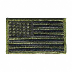 Heros Pride Embroidered Patch,U.S. Flag,Subdued 0040