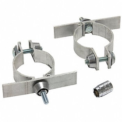 Tapco Sign Mounting Brackets Kit,Silver  101799