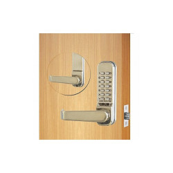 Codelocks Mechanical Lockset,Stainless Steel,Lever CL410-SS