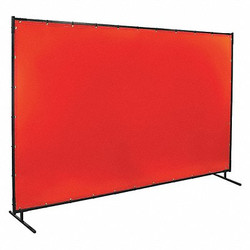 Steiner Welding Screen, 6 ft H, 10 ft W, Orange 538-6X10