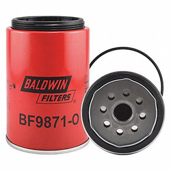 Baldwin Filters Fuel/Water Separator,6-5/16 x 4-5/16 In BF9871-O