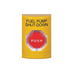 Fuel Pump Shutdown Push Button,2-7/8" D