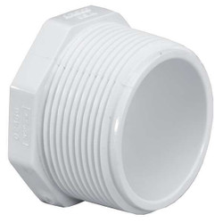 Sim Supply Hex Head Plug, 3 in, Schedule 40,MNPT  450030