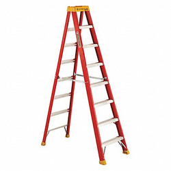 Louisville Stepladder,Fg,8 ft.,300 lb. L-3016-08