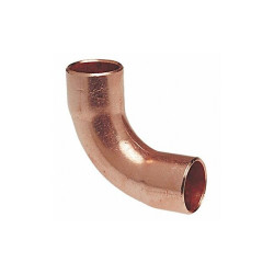 Nibco 90 Deg Elbow,Wrot Copper,3/4"x1/2",CxC 607LTR 3/4X1/2