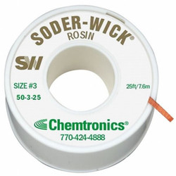 Chemtronics CHEMTRONICS No.3 Desoldering Wick 50-3-25