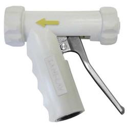 Sani-Lav Spray Nozzle,Aluminum, Brass/SS,White N1AW