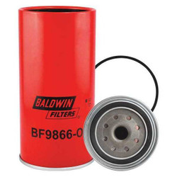 Baldwin Filters Fuel/Water Separator,8-11/16x4-3/8 In BF9866-O