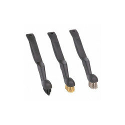 Carrand Detail Brsh,6-1/4" L,Blk, Gold, Slvr,PK3 92004