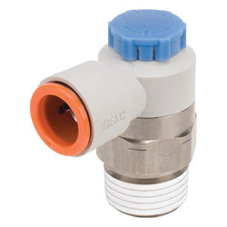 Smc Speed Control Valve, 1/2in NPT, Meter In AS4211F-N04-13SA