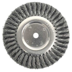 Weiler Twist Wire Wheel Brush,Arbor,8 In. 90779