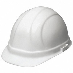 Erb Safety Hard Hat,Type 1, Class E,Ratchet,White 19951-WHITE
