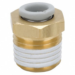 Smc Male Adapter,12mm,TubexMale BSPT KQ2H12-02AS