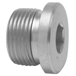 Parker Hollow Hex Head Plug,Carbon Steel,3/8 in VSTI3/8EDCF