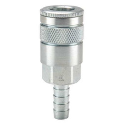 Parker Quick Connect,Socket,3/8" Body,3/8" Barb 14-5B