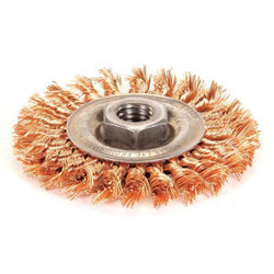 Weiler Twist Wire Wheel Brush,Threaded Arbor 93808