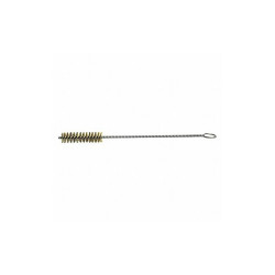 Weiler Hand Tube Brush,Brass,1/2",0.004",PK10 93850