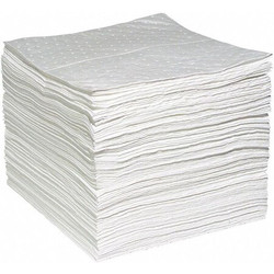 Spilltech Absorbent Pad,Oil-Based Liquids,PK100 WPF100H