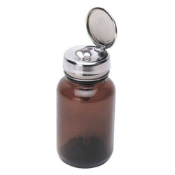 Manufacturer Varies Bottle,111.1 mm H,Amber,53.98 mm Dia 35315