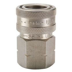 Parker Quick Connect,Socket,3/8",3/8"-18 SST-3