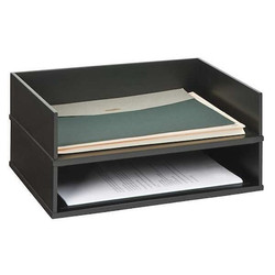 Victor Technology Stacking Letter Tray,Black 1154-5