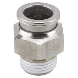 Smc Adapter,1/2 In.,Thread To Tube KQG2H13-N04S