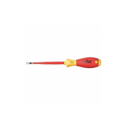 Wiha Insltd Slotted Screwdriver, 3/16 in 32052