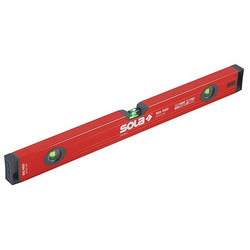 Sola Box Level,Aluminum,24 In,Red LSB24