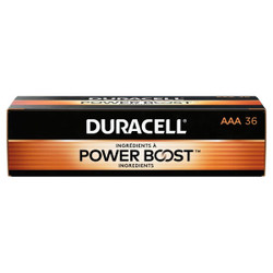 Duracell Battery,Alkaline,AAA,Premium,PK36 MN24P36