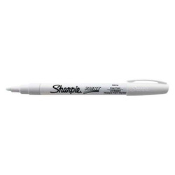 Sharpie Paint Marker, Permanent, White, PK12  35543