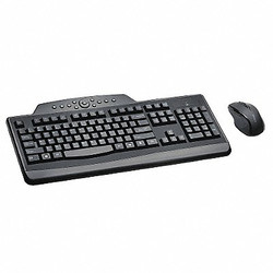 Kensington Keyboard/Mouse Set,Wireless,Black K72408USA