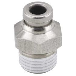 Smc Adapter,1/8 In to 1/4 In. KQG2H07-N01S