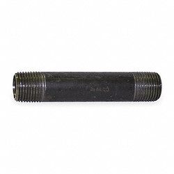 Beck Black Pipe Nipple,Threaded,3/4x3-1/2 In 0332619600