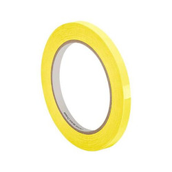 3m Elec Tape,216 ft Lx1/4 in W,1 mil,Yellow 3M 1318-1 0.25" x 72 yds Yellow