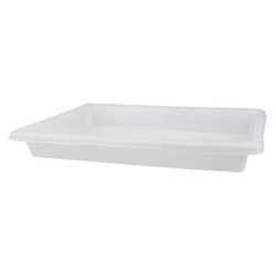 Rubbermaid Commercial Food/Tote Box,26 in L,White FG350600WHT