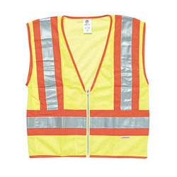 Kishigo High Visibility Vest,Class 2,3XL,Lime 1056-3X