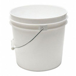 Manufacturer Varies Pail,Polyethylene,White,Open Head ROP2120-WM
