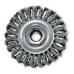 Weiler Knot Wire Wheel Brush,Threaded Arbor 13106