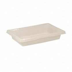 Rubbermaid Commercial Food/Tote Box,18 in L,White FG350700WHT