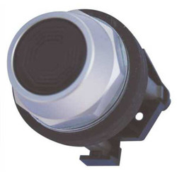 Eaton Flush Push Button,Black,Non-Illum,30mm HT8AAH