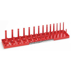 Hansen Socket Tray,Red,Plastic 1201