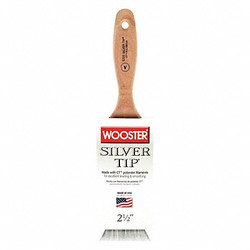 Wooster Paint Brush,2 1/2 in,Varnish,Polyester 5222-2 1/2