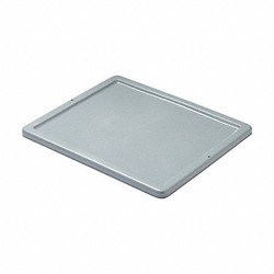 Rubbermaid Commercial Lid,Gray,HDPE,23.80 in FG173000GRAY