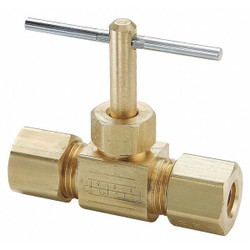 Parker Needle Valve,3/8 In.,Compressn-Compressn NV105C-6