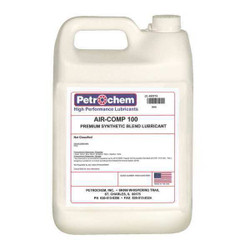 Petrochem Compressor Oil, 1 gal, Jug, 30 SAE Grade AIR-COMP 100-001