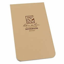 Rite in the Rain All Weather Notebook,Nonwirebound 978T