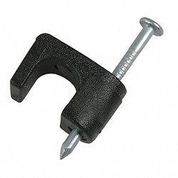Gardner Bender Cable Staple,1/4In,Plastic,Coax,Pk100 PSB-100