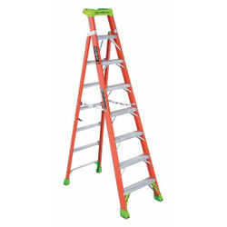 Louisville Stepladder,Fiberglass,8 ft. H,300 lb. FXS1508